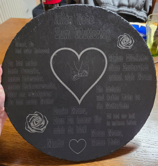 Muttertagsgeschenk Rund