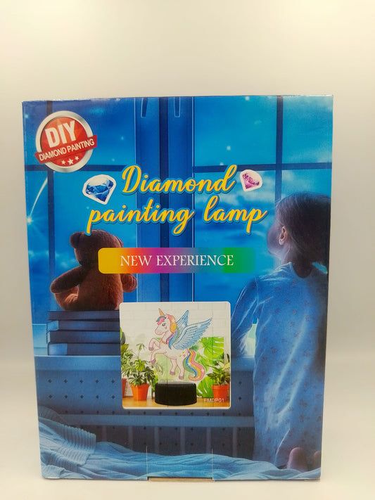 Diamond Painting Lampe (Einhorn)